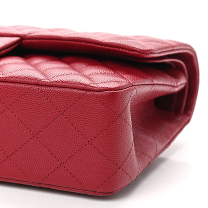 Chanel Caviar Quilted Medium Double Flap Red 9 of 9