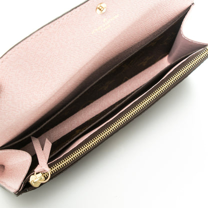 Louis Vuitton Monogram Emilie Wallet Rose Ballerine 5 of 7