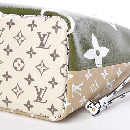 Louis Vuitton Monogram Giant Neverfull MM Kaki 10 of 10