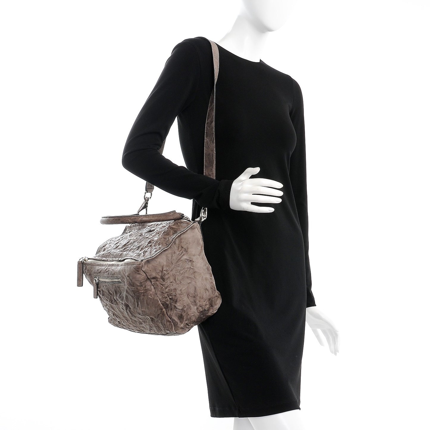 Tumbled Sheepskin Medium Pandora Charcoal