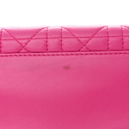 Christian Dior Lambskin Cannage Medium Lady Dior Pink 15 of 30