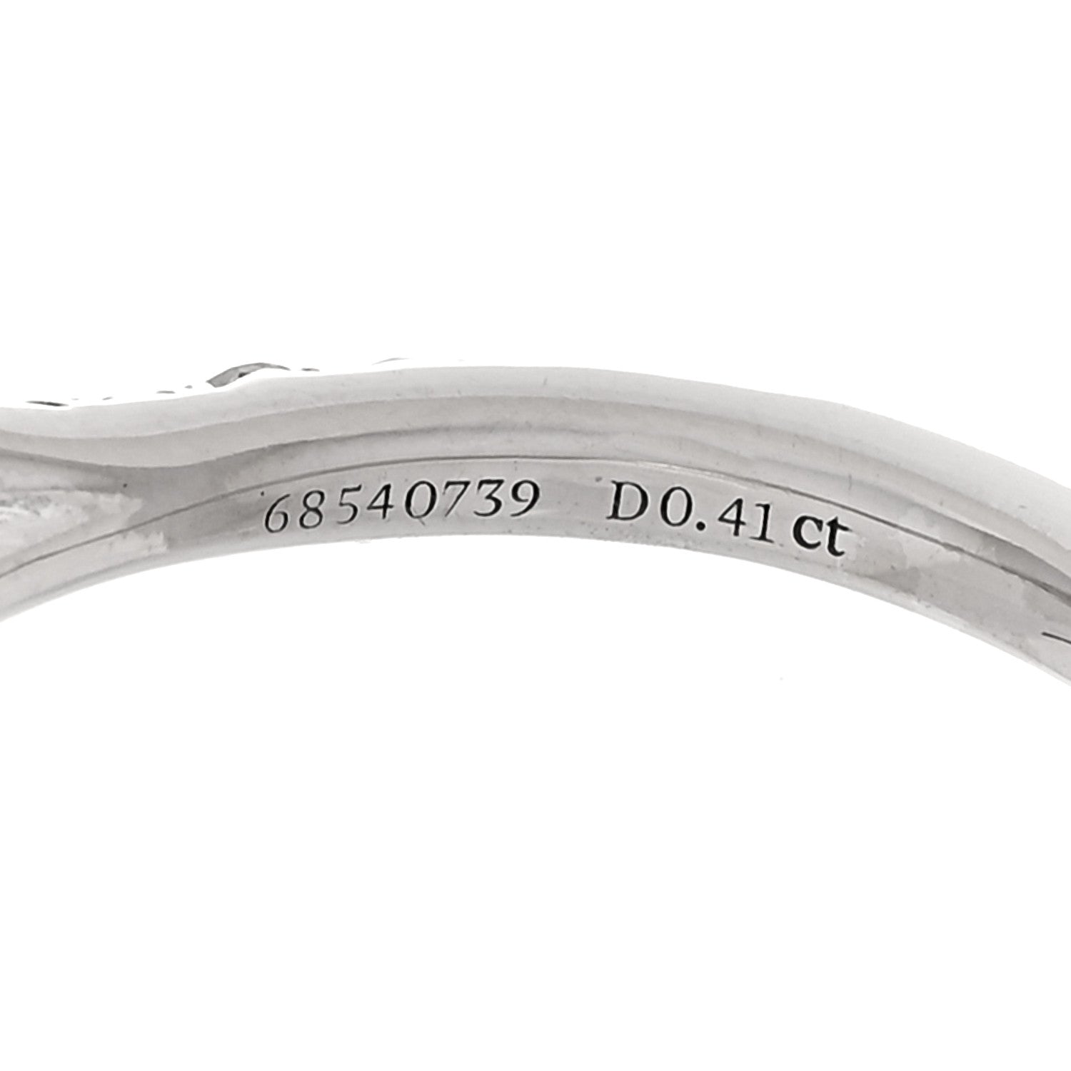 Tiffany Platinum Diamond .41ct Soleste Cushion Cut Double Halo Engagement Ring 50 5.25 6 of 7