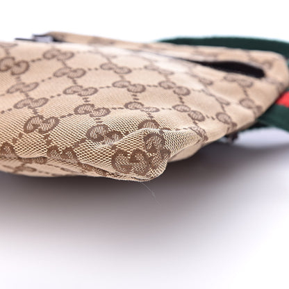 Gucci Monogram Web Belt Bag Dark Brown 9 of 12
