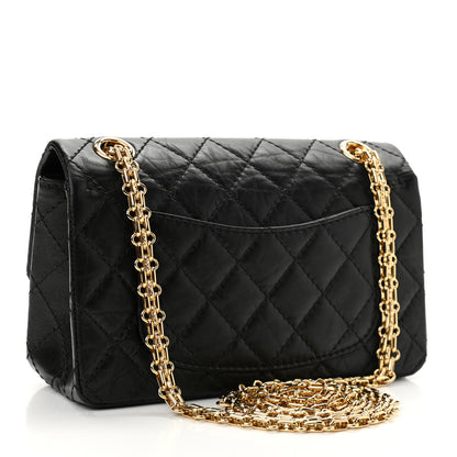 Chanel Aged Calfskin Quilted 2.55 Reissue Mini Flap Black 3 of 10