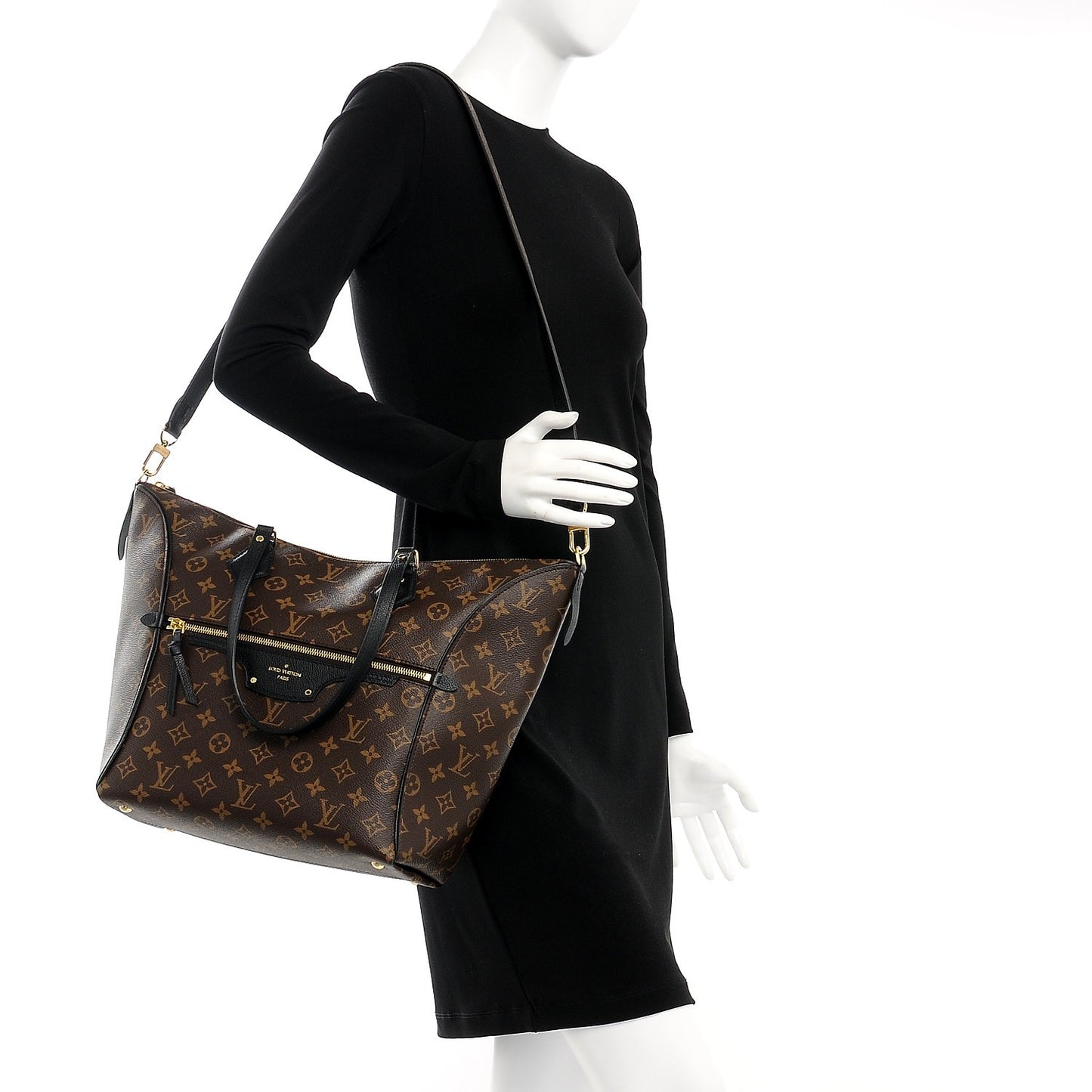 Louis Vuitton Monogram Tournelle MM Black 211944 – FASHIONPHILE