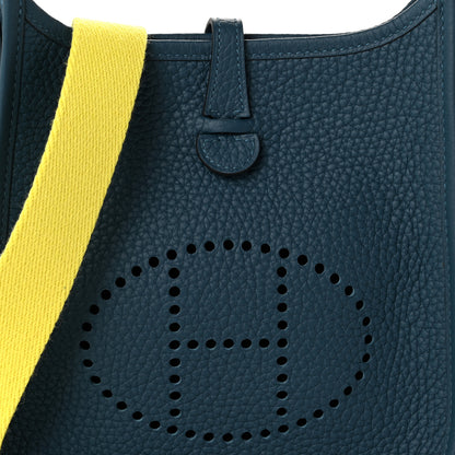 Hermes Taurillon Clemence Amazone Evelyne TPM Colvert Lime 8 of 11