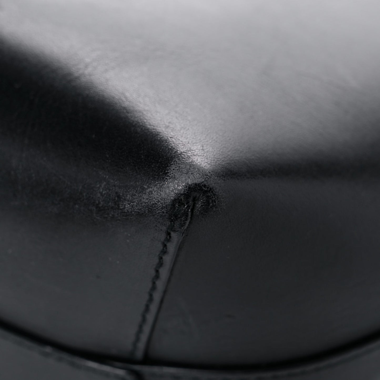 Calfskin Mini Bucket Bag Black Ballerina