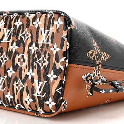Louis Vuitton Monogram Giant Jungle Neverfull MM Black 9 of 9