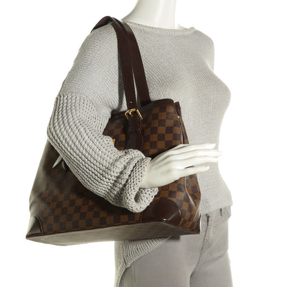 Louis Vuitton Damier Ebene Hampstead MM 2 of 7
