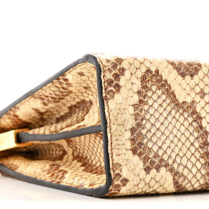 Gucci Raffia Elaphe GG Small Ophidia Chain Shoulder Bag Natural Cream Brown 10 of 11