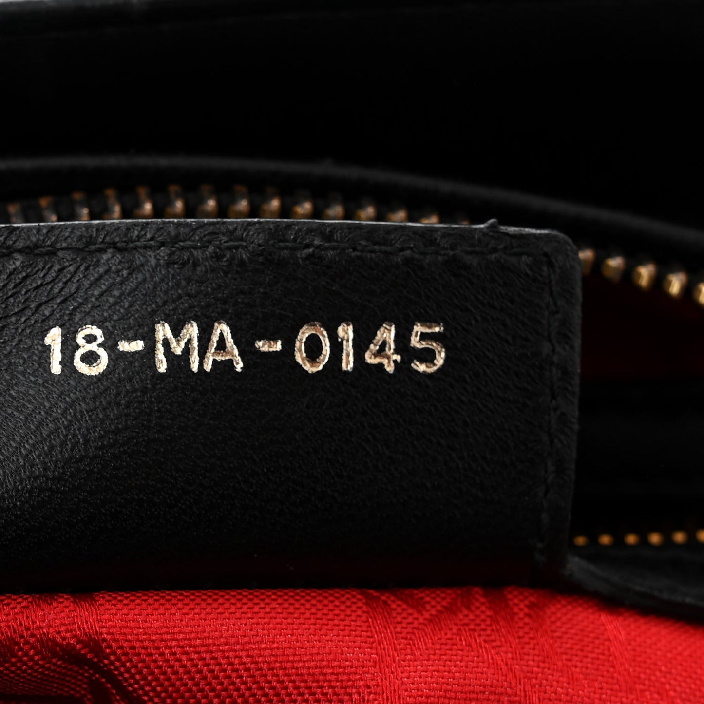 Lambskin Cannage Medium Lady Dior Black