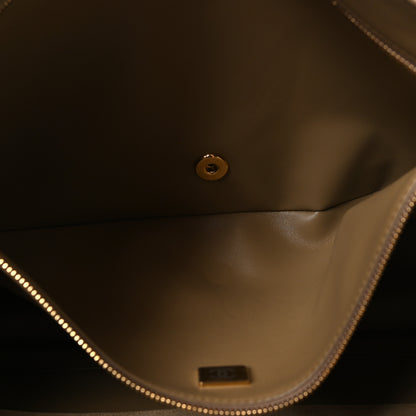 Chanel Suede Calfskin Souplissimo Maxi Flap Dark Beige 6 of 13