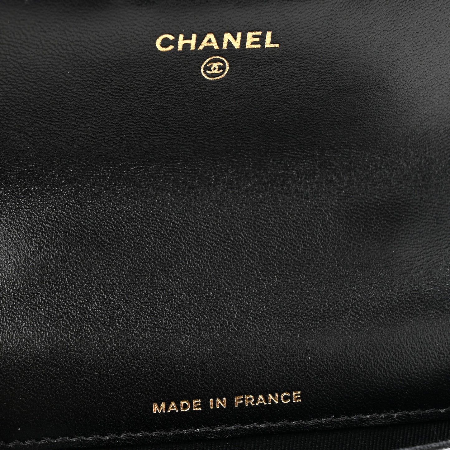 Lambskin Quilted Top Handle Flap Coin Purse With Chain Black