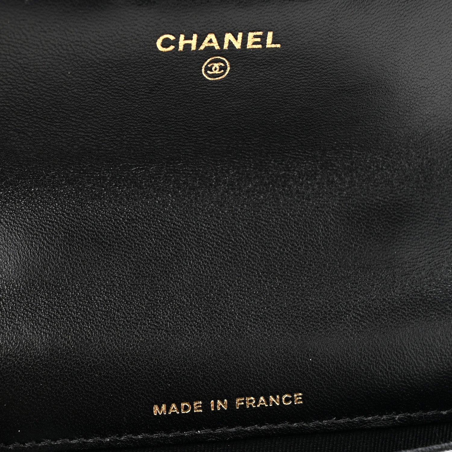 Chanel Lambskin Quilted Top Handle Flap Coin Purse With Chain Black 6 of 13
