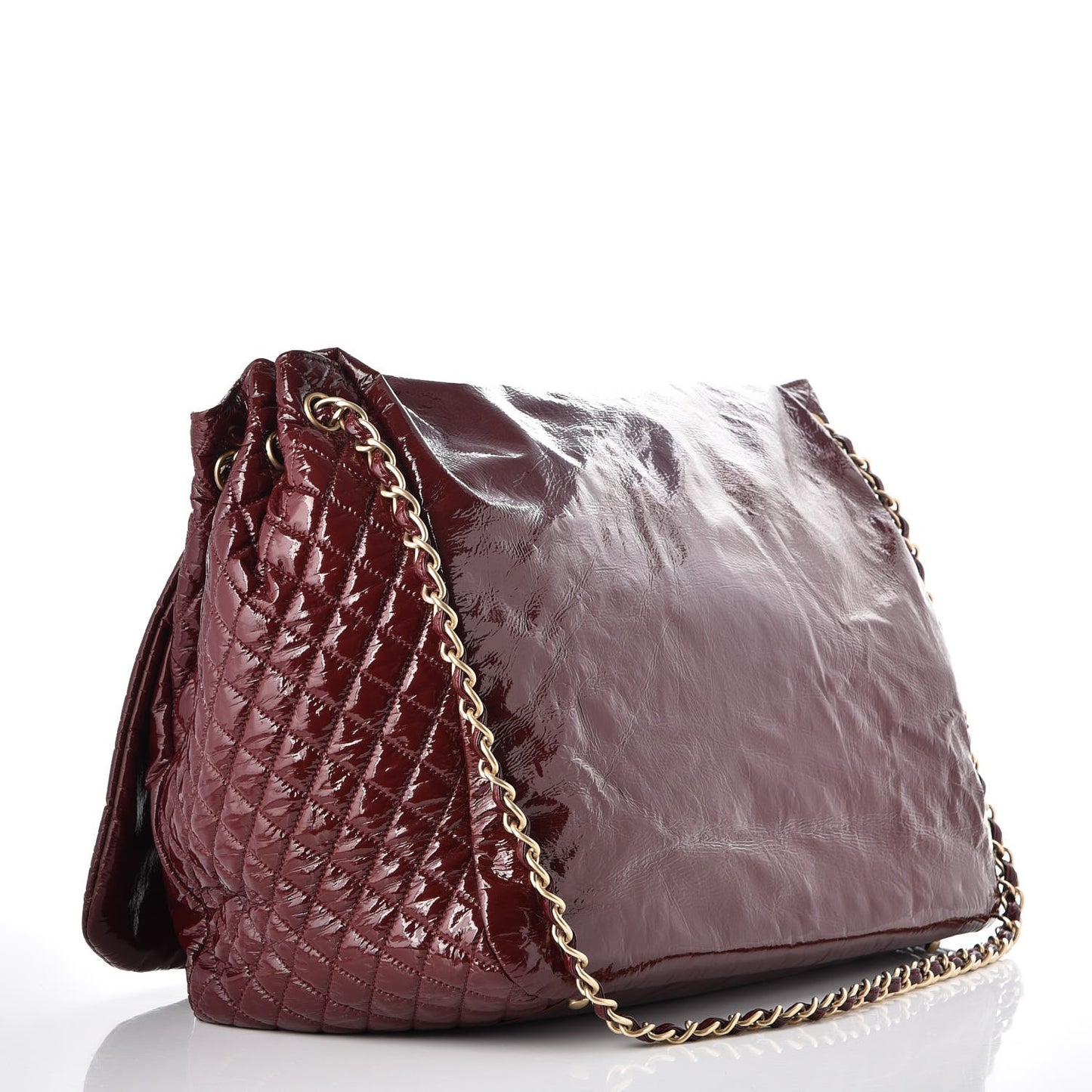 Vinyl XXL Rock and Chain Flap Bordeaux