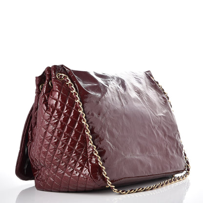 Chanel Vinyl XXL Rock and Chain Flap Bordeaux 3 of 8