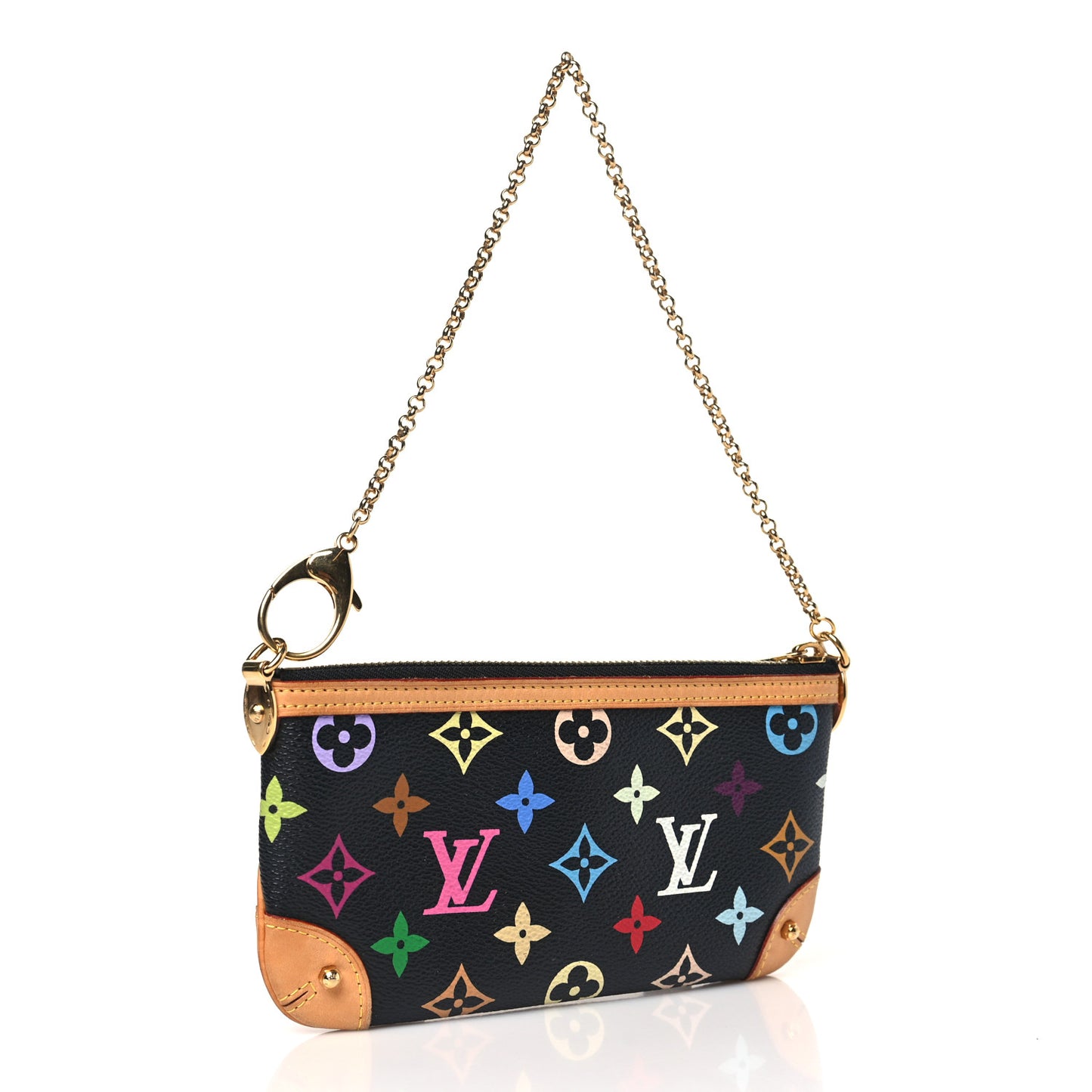 Monogram Multicolor Pochette Milla MM Black