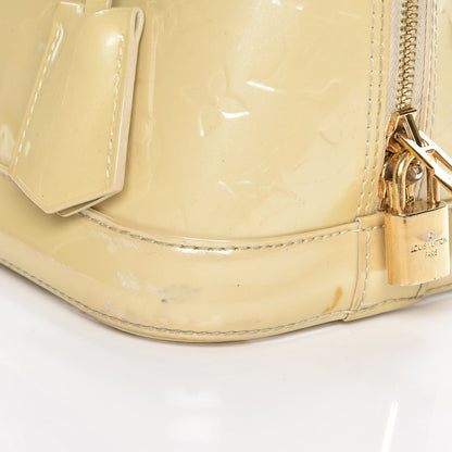 Louis Vuitton Vernis Alma PM Blanc Corail 11 of 12