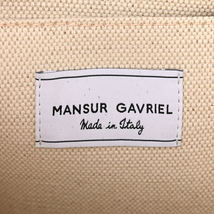 Mansur Gavriel Vegetable Tanned Calfskin Elegant Top Handle Bag Black 6 of 9