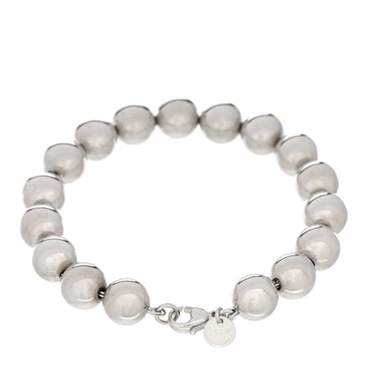 Tiffany Sterling Silver 10mm HardWear Ball Bracelet 2 of 3