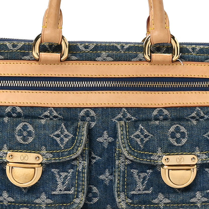 Louis Vuitton Monogram Denim Neo Speedy Blue 7 of 11