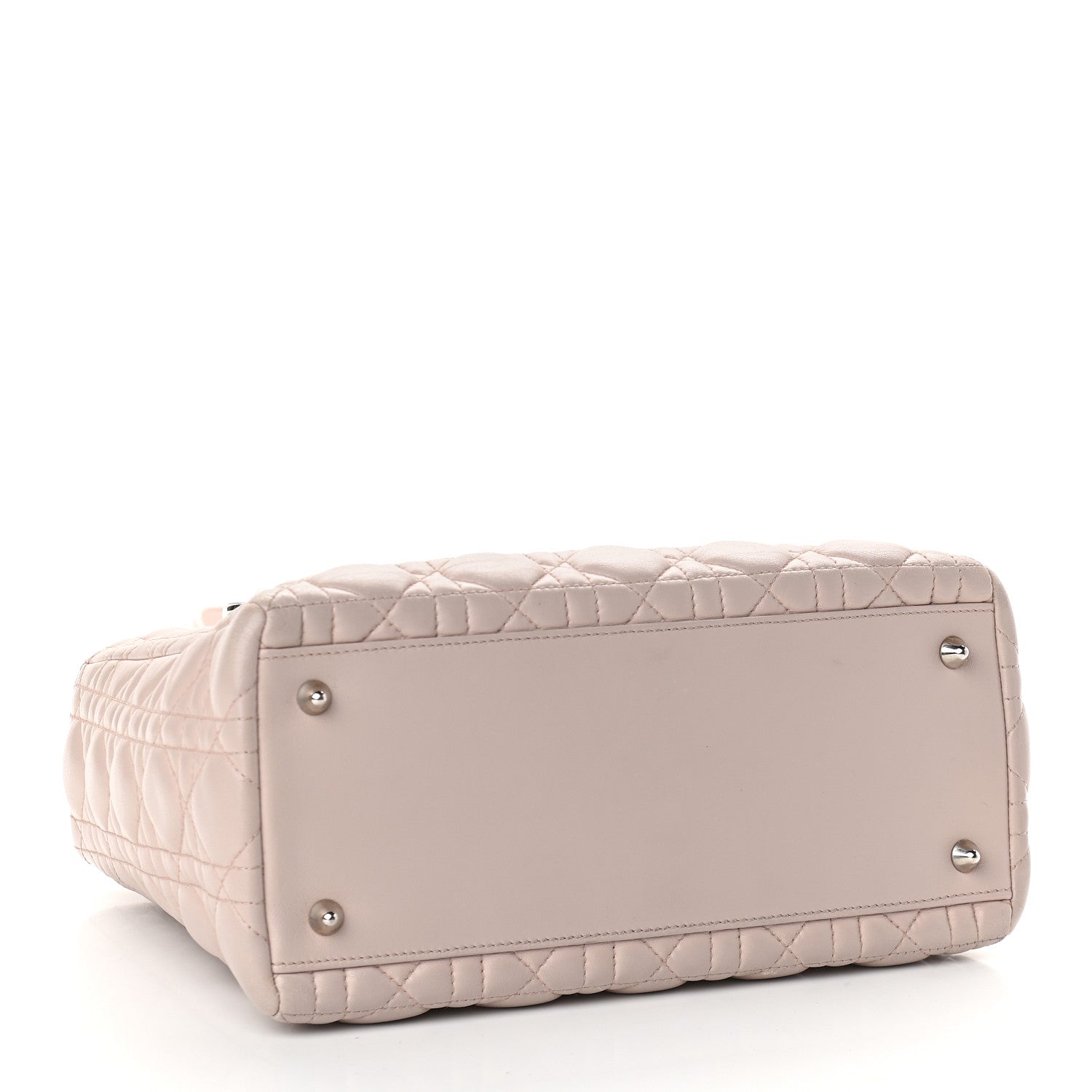 Christian Dior Lambskin Cannage Medium Lady Dior Light Pink 4 of 10