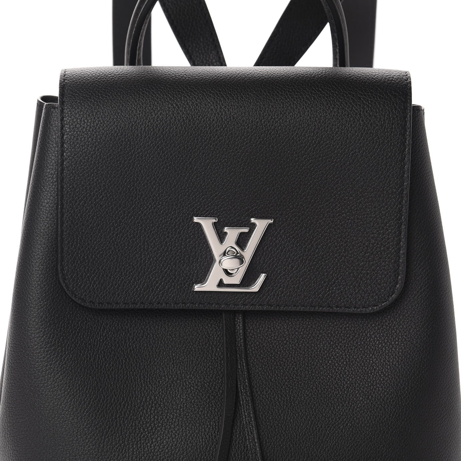 Louis Vuitton Calfskin Lockme Backpack Black 9 of 9