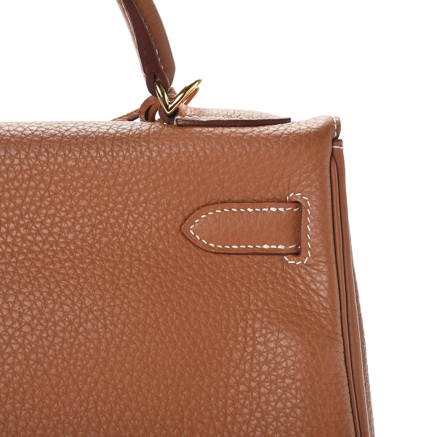 Hermes Togo Kelly Retourne 32 Gold 34 of 37