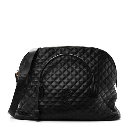Saint Laurent Calfskin Quilted ES Giant Travel Bag Black 1 of 9