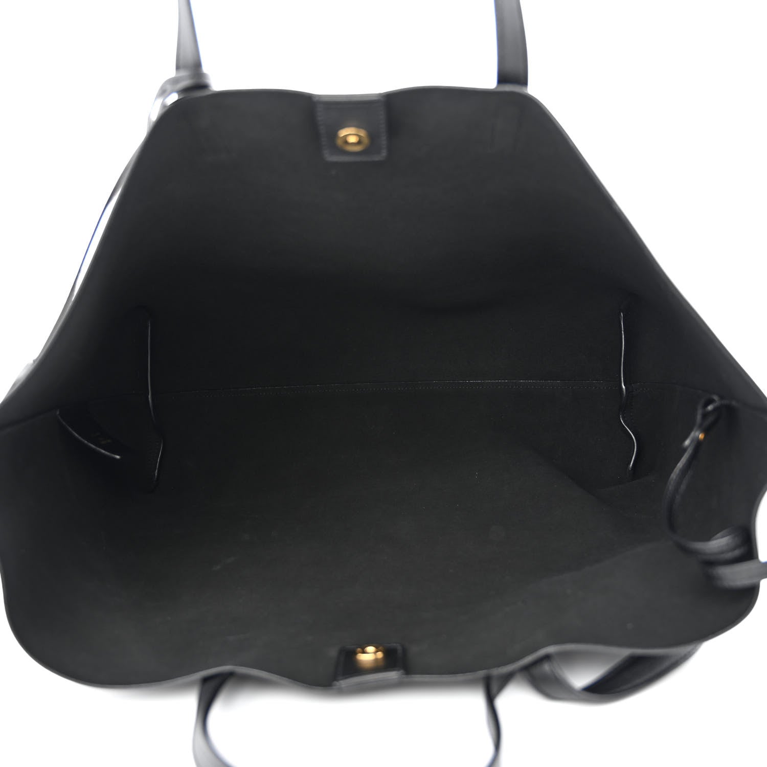 Saint Laurent Calfskin Large Shopping Tote Black 6 of 12
