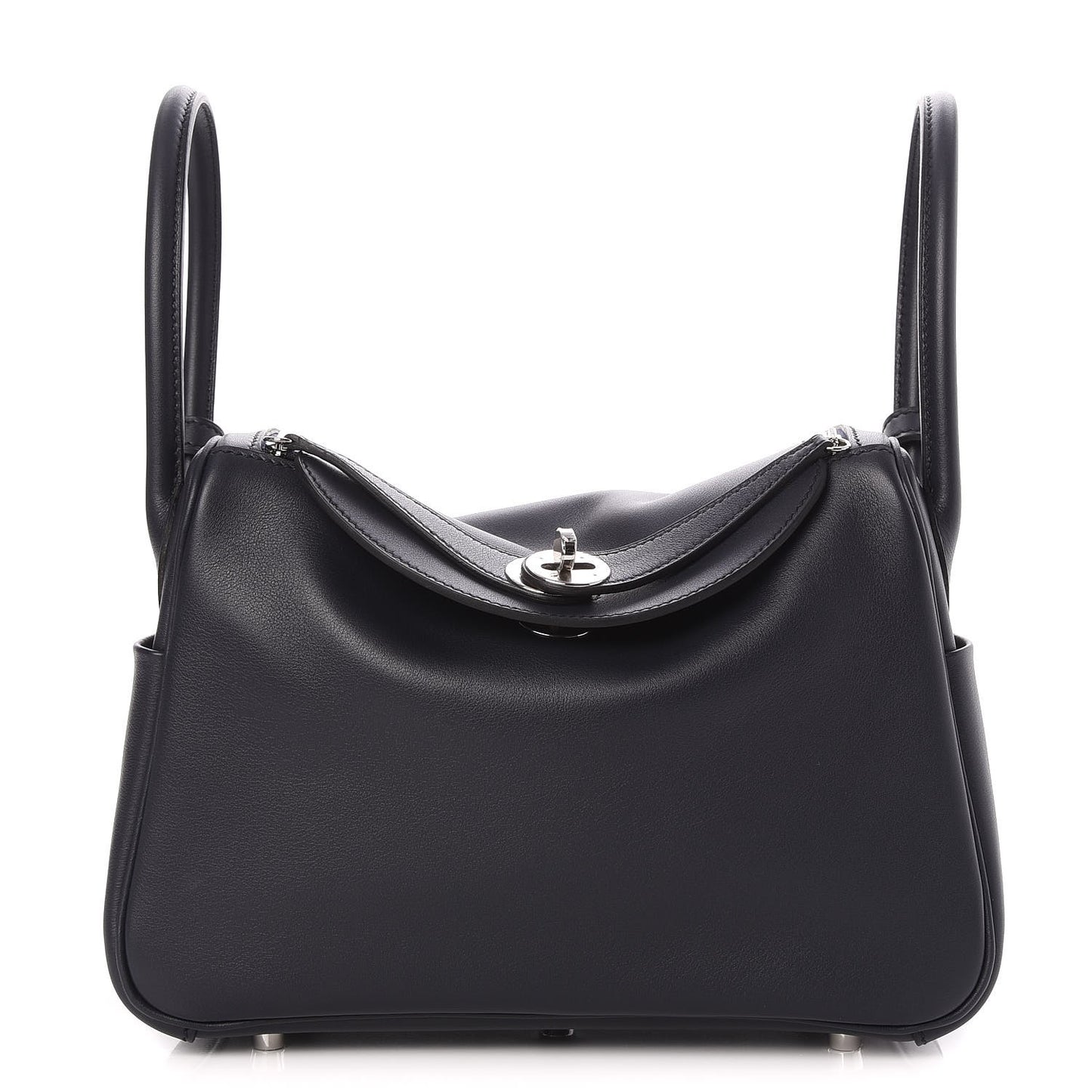 Swift Epsom Lindy 26 Tressage De Cuir Bleu Indigo Noir Terre Battue