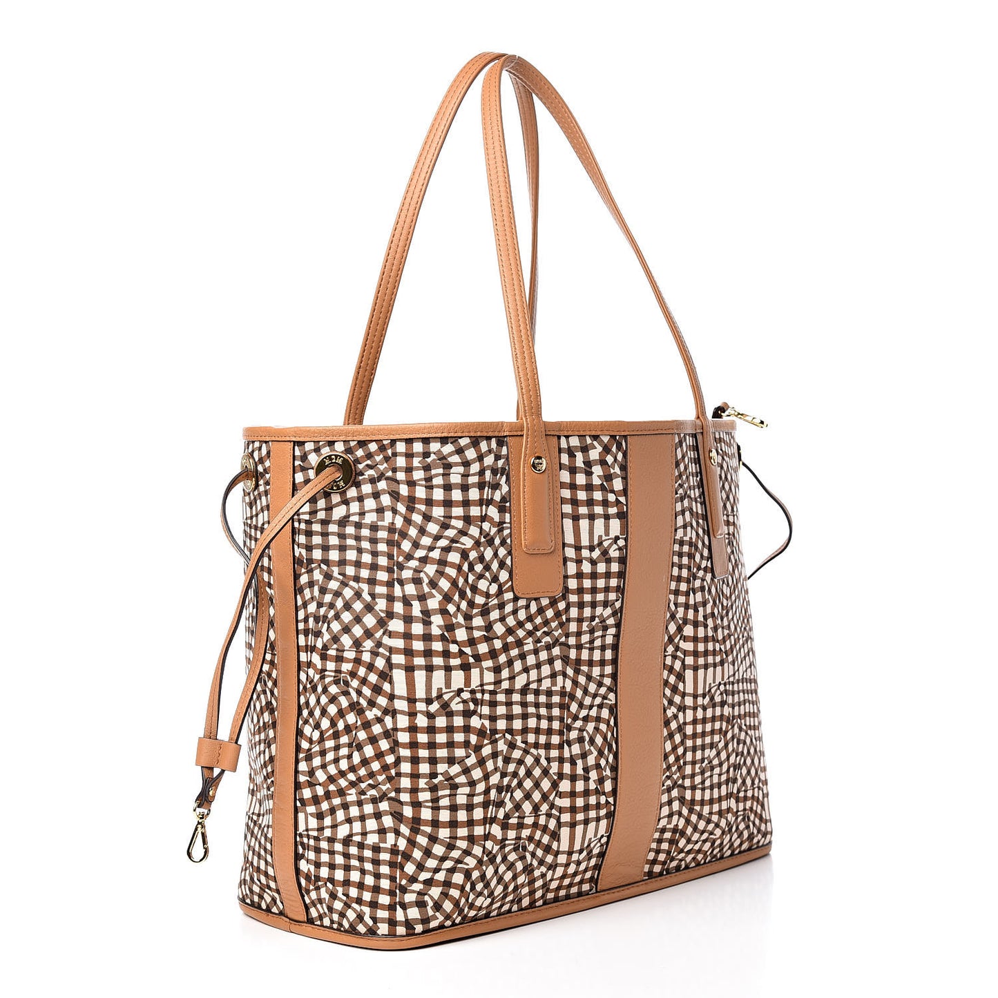 Visetos Medium Liz Reversible Shopper Tote Cognac