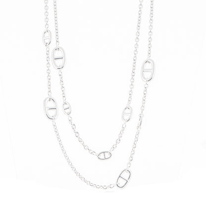 Hermes Sterling Silver Farandole Necklace 120 1 of 5