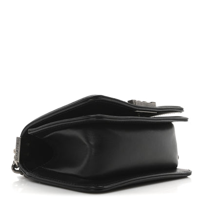 Chanel Galuchat Stingray Mini Boy Flap Black Silver 4 of 10