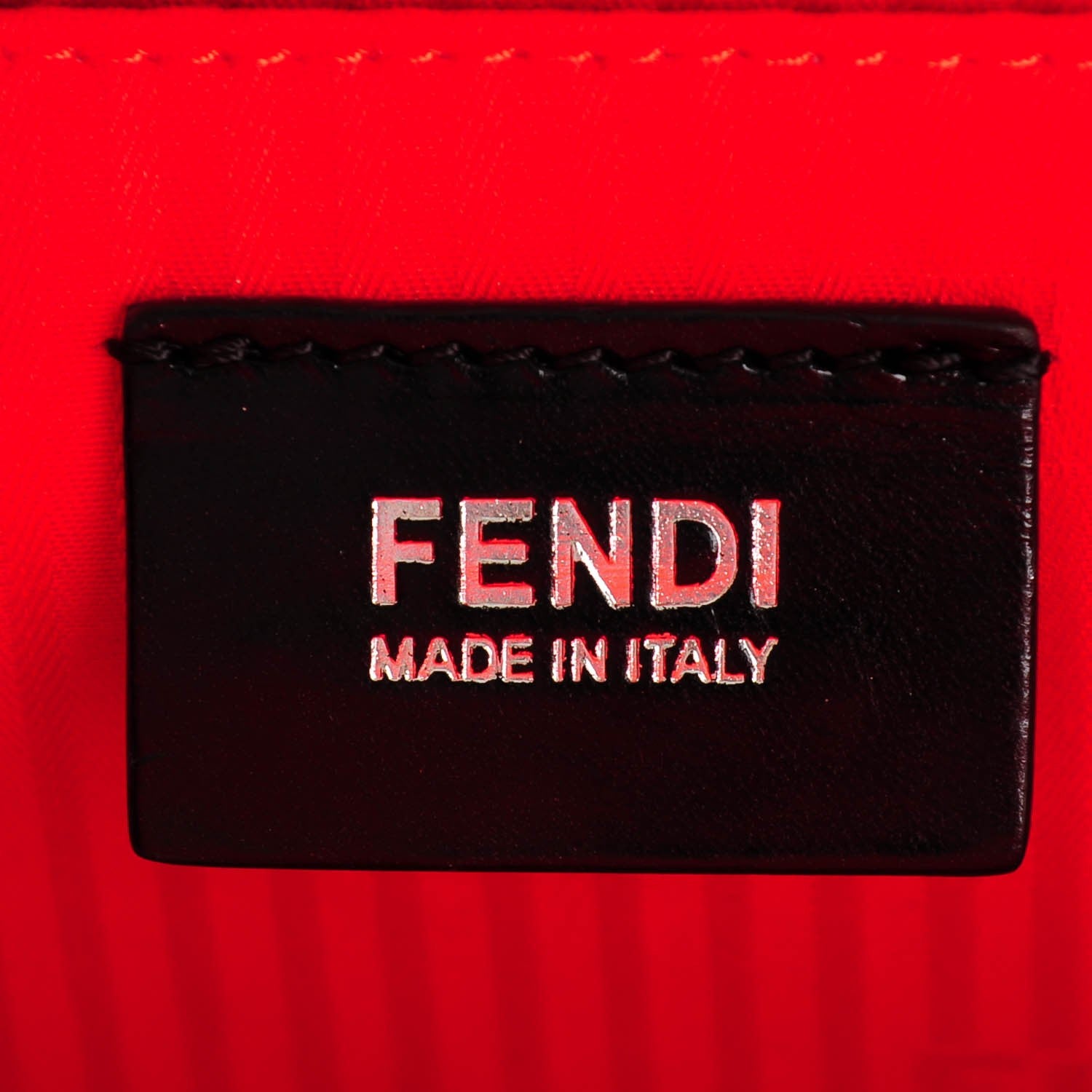 Fendi Vitello Elite Flamingo Demi Jour Shoulder Bag Papavero 6 of 8