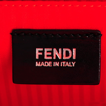 Fendi Vitello Elite Flamingo Demi Jour Shoulder Bag Papavero 6 of 8