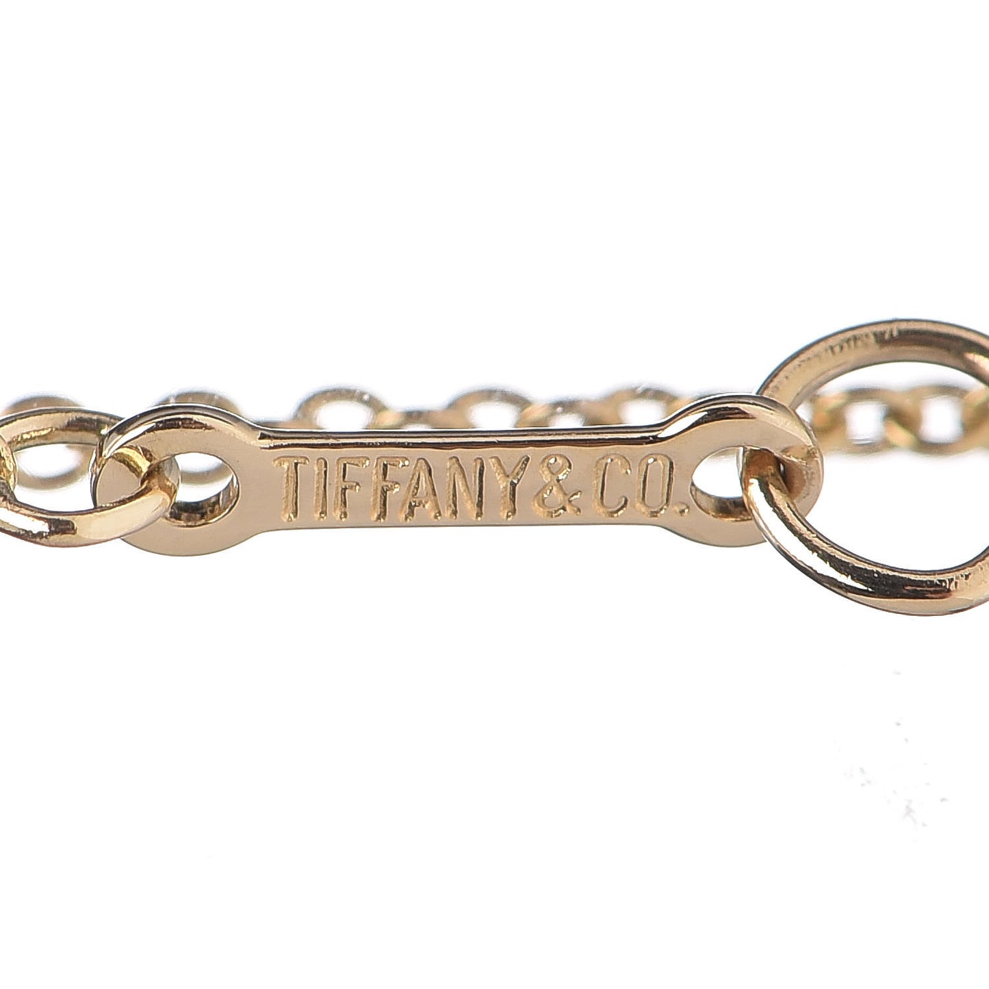 18K Yellow Gold Diamond .40ctw Elsa Peretti Diamonds by the Yard Station Bracelet