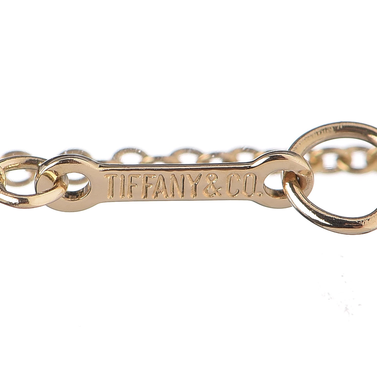 Tiffany 18K Yellow Gold Diamond .40ctw Elsa Peretti Diamonds by the Yard Station Bracelet 7 of 8