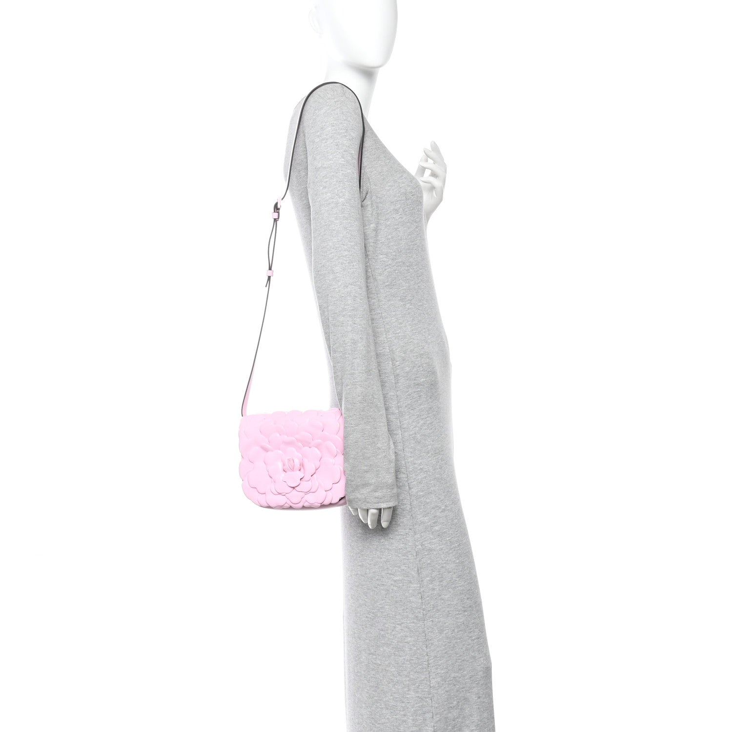 Valentino Garavani Nappa Atelier 03 Rose Edition Small Flap Crossbody Bag Pink Borealis 2 of 10