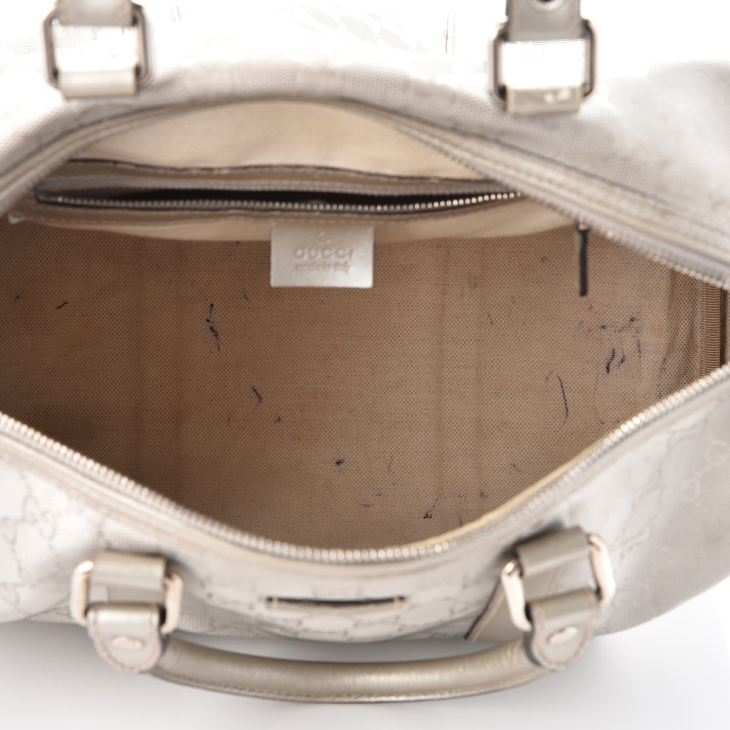 Gucci Imprime Monogram Medium Joy Boston Silver 5 of 11