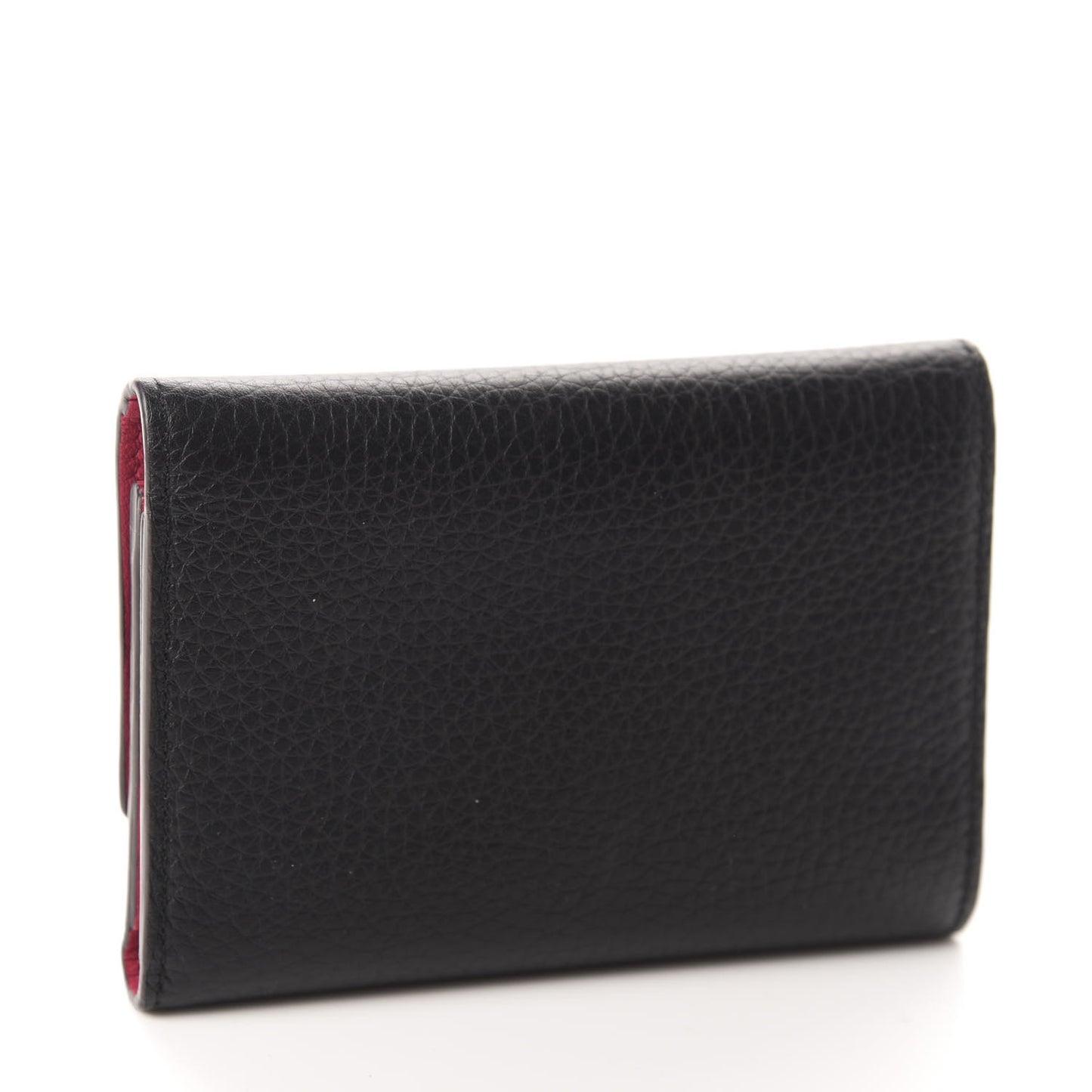 Taurillon Capucines Compact Wallet Black