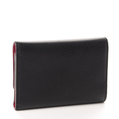 Louis Vuitton Taurillon Capucines Compact Wallet Black 3 of 7