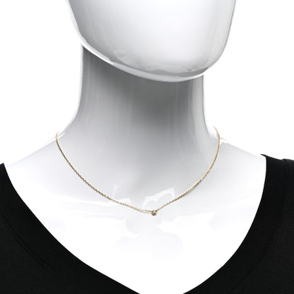 Cartier 18K Yellow Gold Diamond SM D'Amour Pendant Necklace 2 of 5