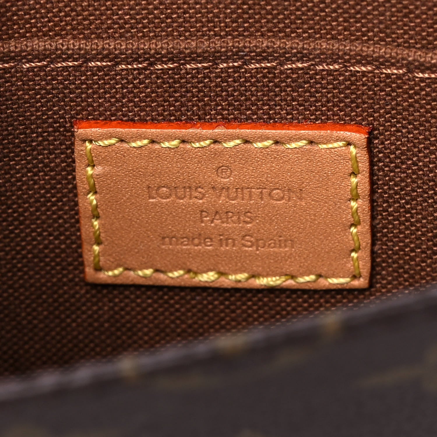 Louis Vuitton Monogram Petit Sac Plat 6 of 10
