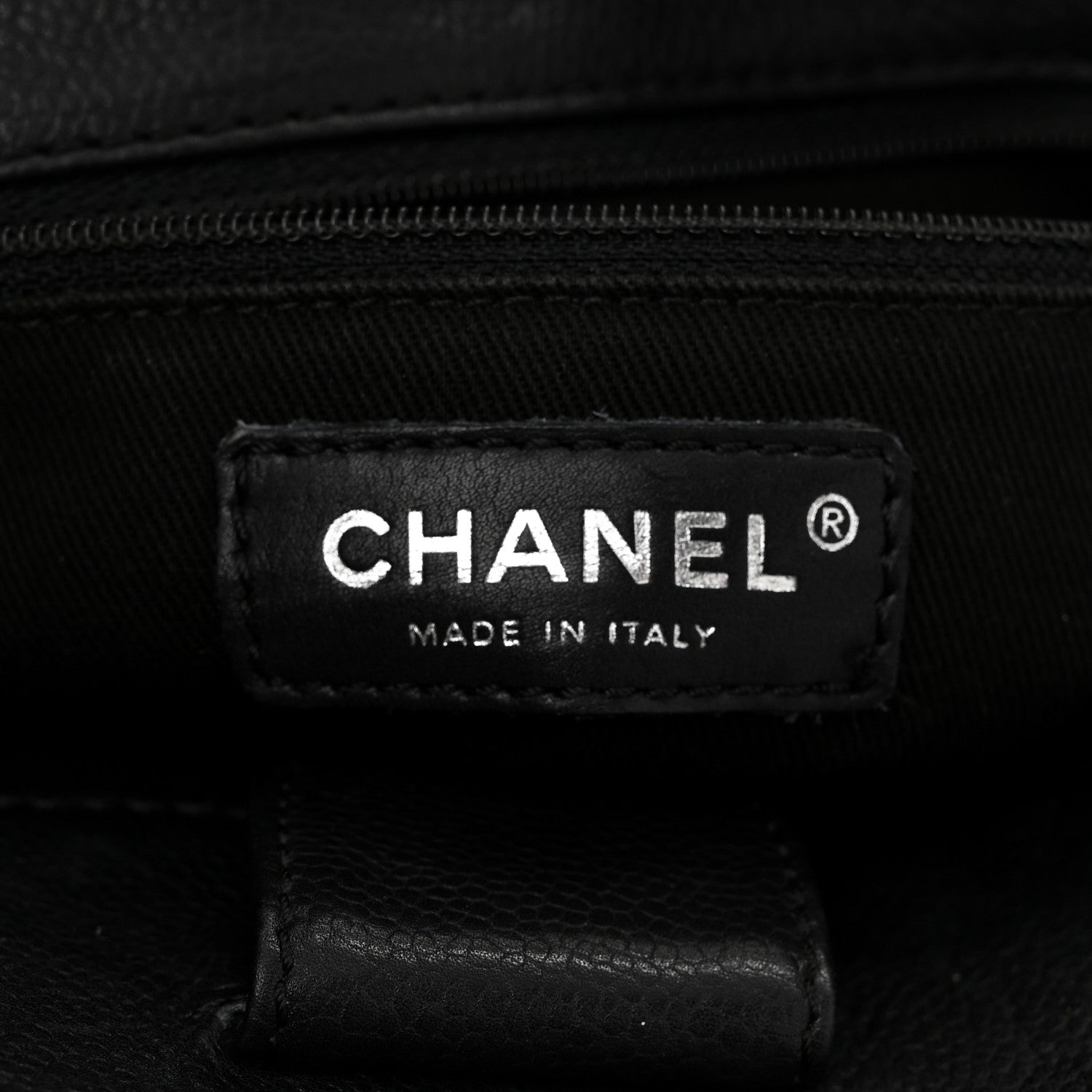 Chanel Caviar Quilted Petit Shopping Tote PST Black 6 of 11