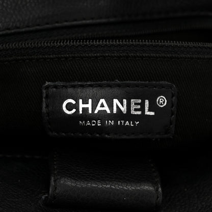 Chanel Caviar Quilted Petit Shopping Tote PST Black 6 of 11