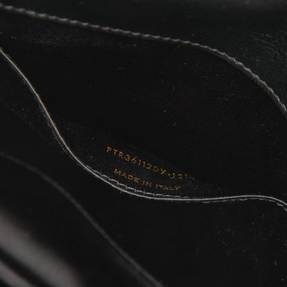 Saint Laurent Calfskin Monogram Large Belle De Jour Clutch Black 7 of 8