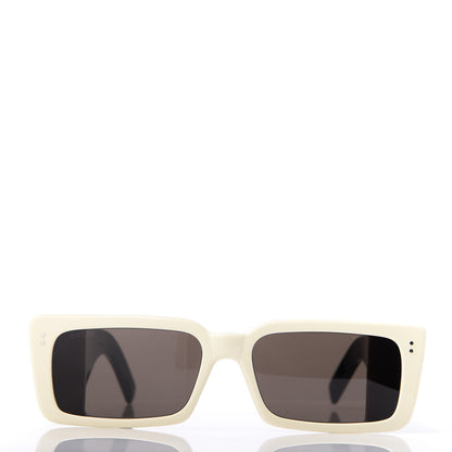 Gucci Acetate Rectangular Flap GG0543S Sunglasses White Black 2 of 8