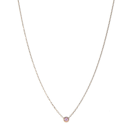 Cartier 18K Pink Gold Pink Sapphire D'Amour Pendant Necklace 1 of 6