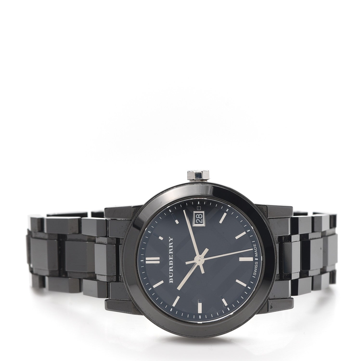 Burberry Stainless Steel Ceramic 34mm Quartz Watch Black BU9181 2 of 6
